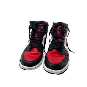 Nike Jordan 1 Mid White Black Red (2022) Mens 11